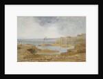 Sketch of Inner Harbour, A Temporary Crane, May 1829 by Robert Mackreth