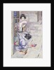 Geisha Drinking Tea by George F. Henry