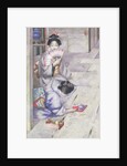 Geisha Drinking Tea by George F. Henry