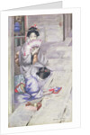 Geisha Drinking Tea by George F. Henry