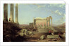 The Ruins of the Temple of the Sun at Baalbec, 1861 by David Roberts