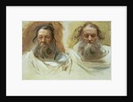 Study of Two Heads: The Prophets, c.1892 by John Singer Sargent