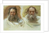 Study of Two Heads: The Prophets, c.1892 by John Singer Sargent