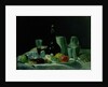 Still Life - Bottle and Fruit by George Leslie Hunter