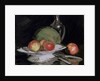 Still Life Bowl of Fruit, Melon and Carafe by George Leslie Hunter