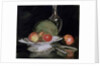 Still Life Bowl of Fruit, Melon and Carafe by George Leslie Hunter