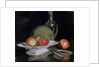 Still Life Bowl of Fruit, Melon and Carafe by George Leslie Hunter
