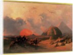 Recollection of the Desert on the Approach of the Simoon by David Roberts