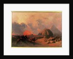 Recollection of the Desert on the Approach of the Simoon by David Roberts