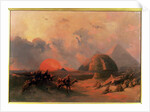 Recollection of the Desert on the Approach of the Simoon by David Roberts