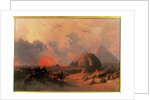 Recollection of the Desert on the Approach of the Simoon by David Roberts