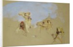 Study of Camels with Bedouin Drivers in the Desert of Mount Sinai by John Frederick Lewis