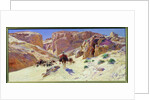 Caravan in the Desert by Eugene Alexis Girardet
