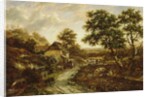 Overshot Flint Mill in Landscape with Fall of Water, 1831 by Patrick Nasmyth