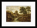 Overshot Flint Mill in Landscape with Fall of Water, 1831 by Patrick Nasmyth