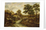 Overshot Flint Mill in Landscape with Fall of Water, 1831 by Patrick Nasmyth