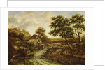 Overshot Flint Mill in Landscape with Fall of Water, 1831 by Patrick Nasmyth