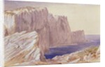 Sappho's Leap Lefkas by Edward Lear