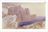Sappho's Leap Lefkas by Edward Lear