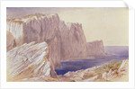 Sappho's Leap Lefkas by Edward Lear