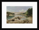The Pont du Gard, 1862 by Frederick Richard Lee