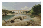 The Pont du Gard, 1862 by Frederick Richard Lee