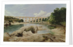 The Pont du Gard, 1862 by Frederick Richard Lee