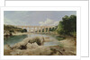 The Pont du Gard, 1862 by Frederick Richard Lee