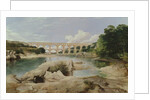 The Pont du Gard, 1862 by Frederick Richard Lee