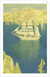The White Barque at Fowey, 1943 by Joseph Edward Southall