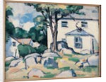 Landscape with house by Samuel John Peploe