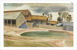 Farmyard by Eric Ravilious
