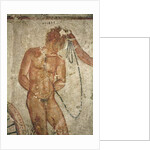 Detail of a Trojan prisoner by Etruscan