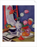 Tulips and Fruit, c.1919 by Samuel John Peploe