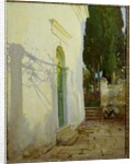 Shadows on a wall in Corfu by John Singer Sargent