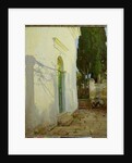 Shadows on a wall in Corfu by John Singer Sargent
