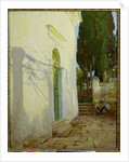 Shadows on a wall in Corfu by John Singer Sargent