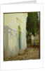 Shadows on a wall in Corfu by John Singer Sargent
