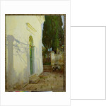 Shadows on a wall in Corfu by John Singer Sargent