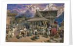 Puja at Chini Bashahr, Himalayas, c.1859-66 by William 'Crimea' Simpson