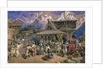 Puja at Chini Bashahr, Himalayas, c.1859-66 by William 'Crimea' Simpson