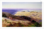Jerusalem from the Mount of Olives, Sunrise, 1859 by Edward Lear