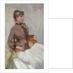 Portrait of a seated lady, 1887 by John Lavery