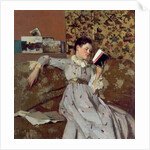 Caterina Reading a Book, c.1888 by James Kerr-Lawson