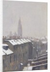 Duke Street under Snow, Edinburgh, 1870 by George Reid