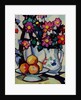 Still life of dahlias and fruit, c.1910-12 by Samuel John Peploe