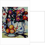 Still life of dahlias and fruit, c.1910-12 by Samuel John Peploe