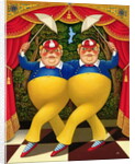 Tweedledum and Tweedledee, 1998 by Frances Broomfield