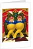 Tweedledum and Tweedledee, 1998 by Frances Broomfield