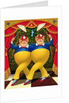 Tweedledum and Tweedledee, 1998 by Frances Broomfield